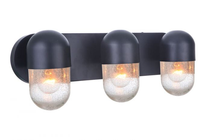 Craftmade - 55003-FB - Three Light Vanity - Pill - Flat Black
