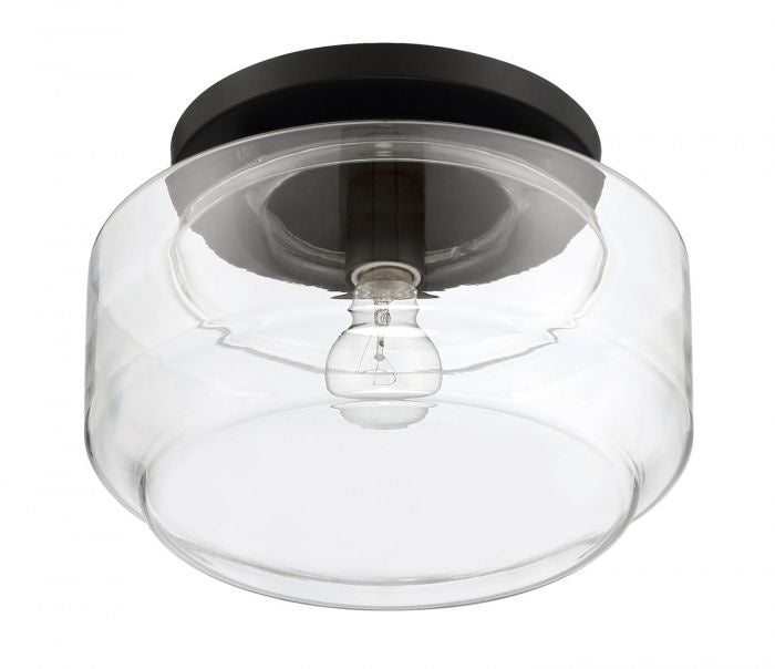 Craftmade - X3112-FB - One Light Flushmount - Peri - Flat Black
