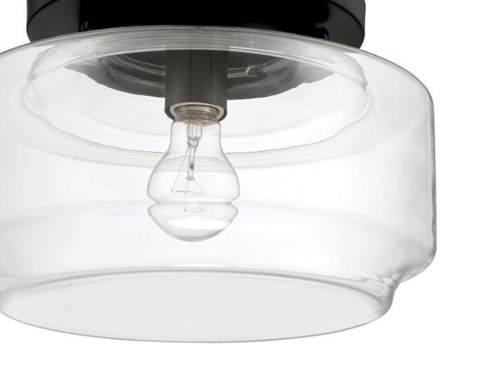 Craftmade - X3112-FB - One Light Flushmount - Peri - Flat Black