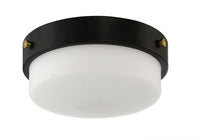 Craftmade - X3212-FB - Two Light Flushmount - Oak Street - Flat Black