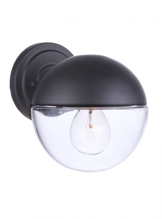 Craftmade - ZA3404-MN - One Light Outdoor Wall Mount - Evie - Midnight