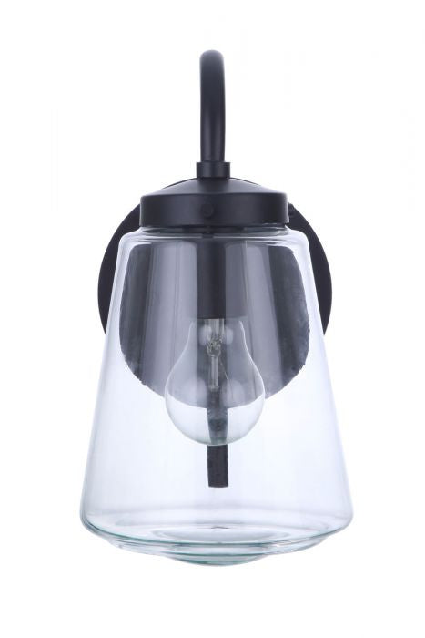 Craftmade - ZA3804-MN - One Light Outdoor Wall Mount - Laclede - Midnight