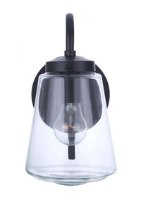 Craftmade - ZA3804-MN - One Light Outdoor Wall Mount - Laclede - Midnight