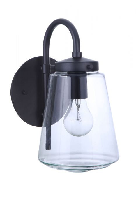 Craftmade - ZA3804-MN - One Light Outdoor Wall Mount - Laclede - Midnight