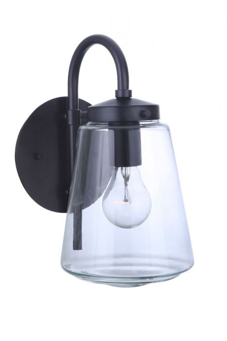 Craftmade - ZA3804-MN - One Light Outdoor Wall Mount - Laclede - Midnight