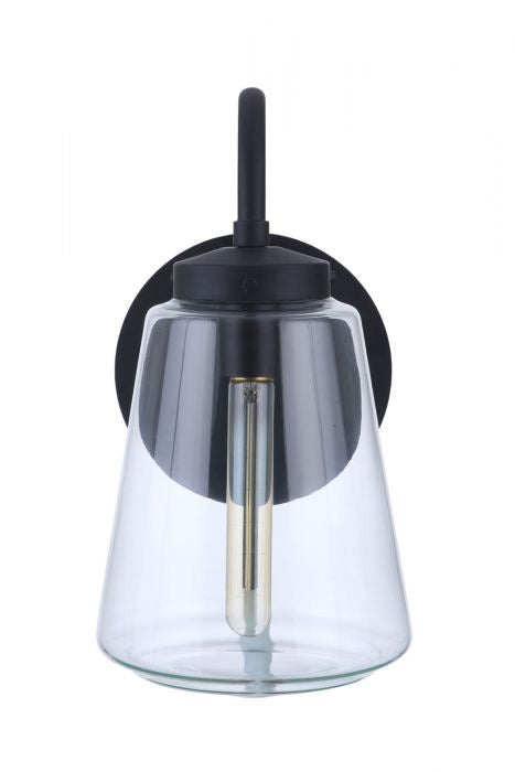 Craftmade - ZA3814-MN - One Light Outdoor Wall Mount - Laclede - Midnight