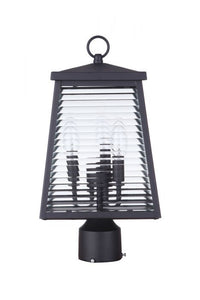 Craftmade - ZA4115-MN - Three Light Outdoor Post Mount - Armstrong - Midnight
