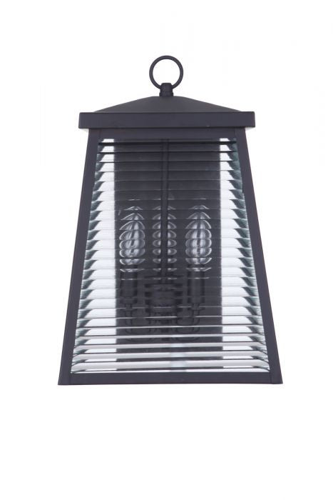 Craftmade - ZA4124-MN - Three Light Outdoor Wall Mount - Armstrong - Midnight