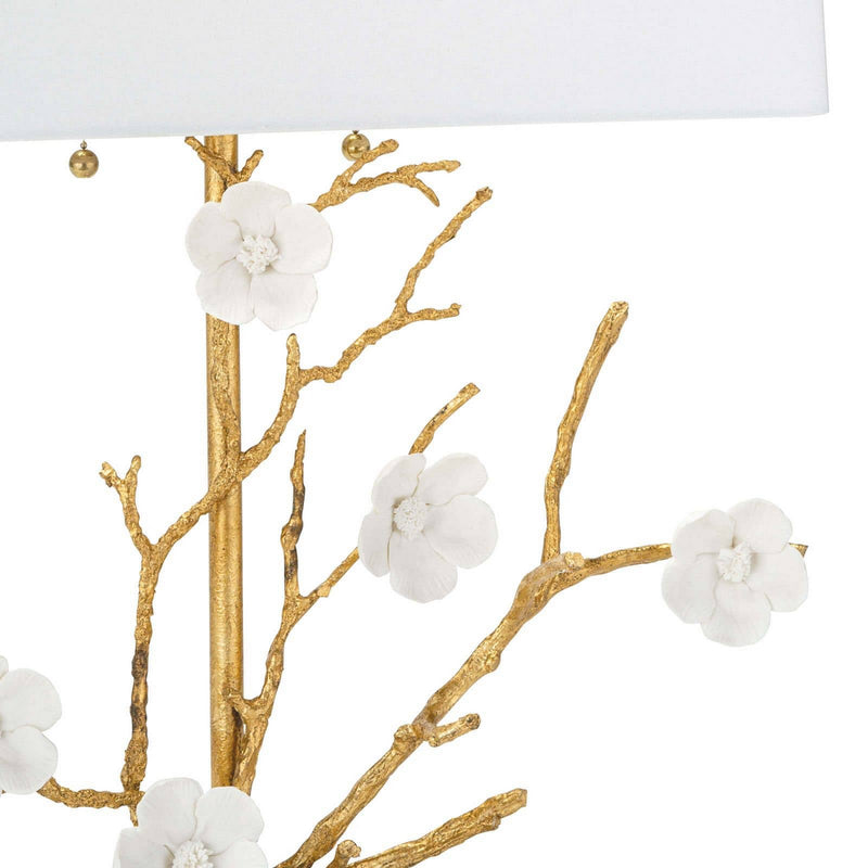 Regina Andrew Two Light Table Lamp from the Cherise collection in Gold finish