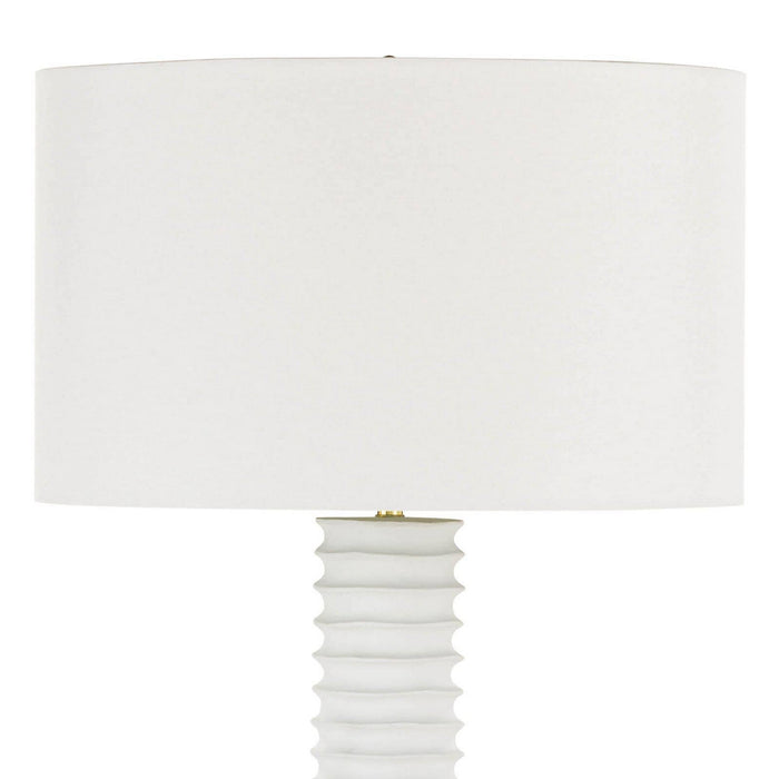 Regina Andrew One Light Floor Lamp from the Nabu collection in White finish