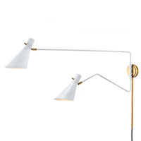 Regina Andrew - 15-1135WTNB - Two Light Wall Sconce - Spyder - White