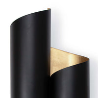 Regina Andrew - 15-1157BLK - Two Light Wall Sconce - Folio - Black