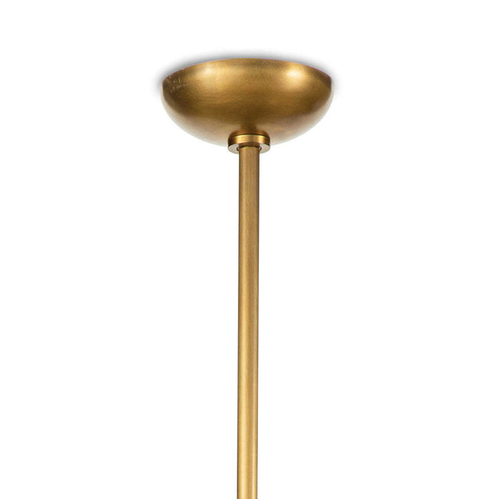 Regina Andrew LED Pendant from the Happy collection in Natural Brass finish