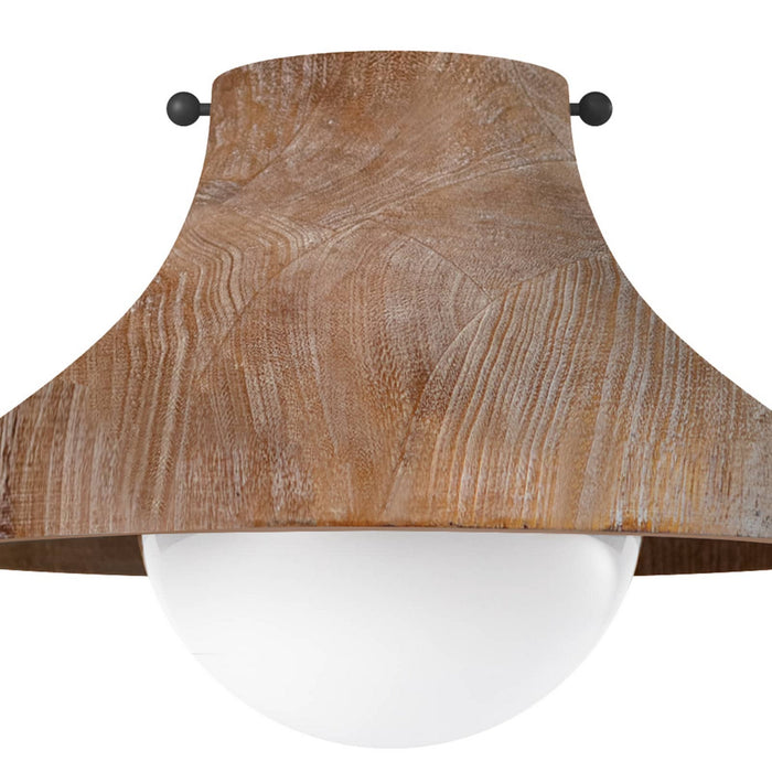Regina Andrew One Light Flush Mount from the Surfside collection in Natural finish