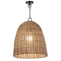 Regina Andrew - 17-1001NAT - One Light Outdoor Pendant - Beehive - Natural