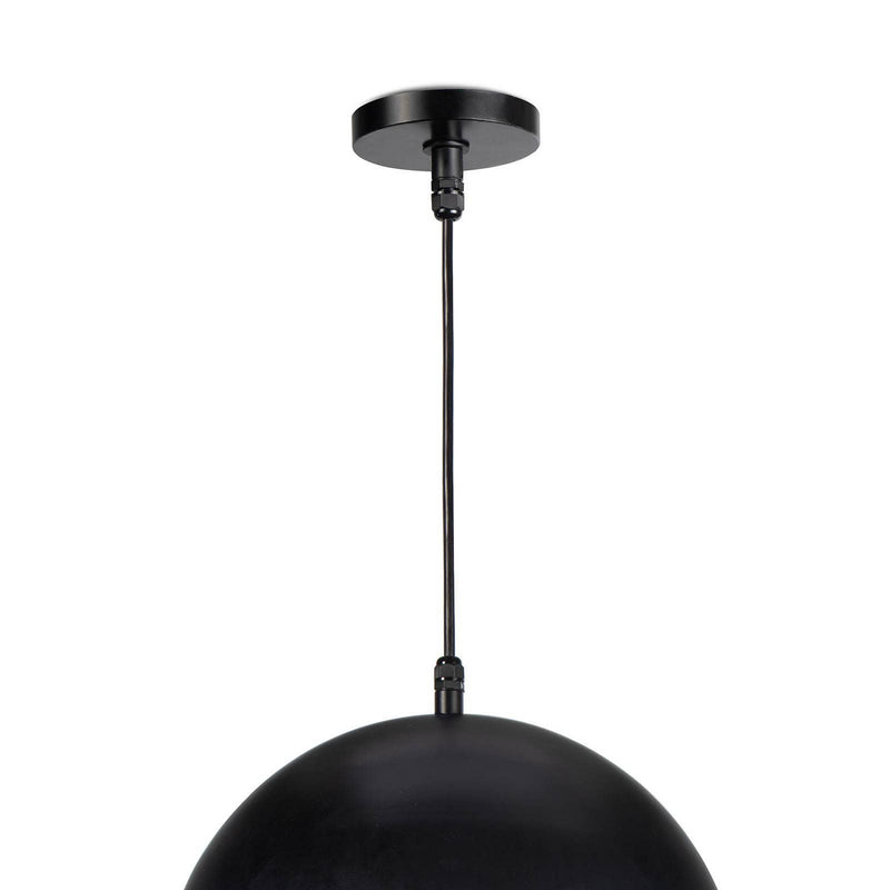 Regina Andrew - 17-1003BLK - One Light Pendant - Peridot - Black