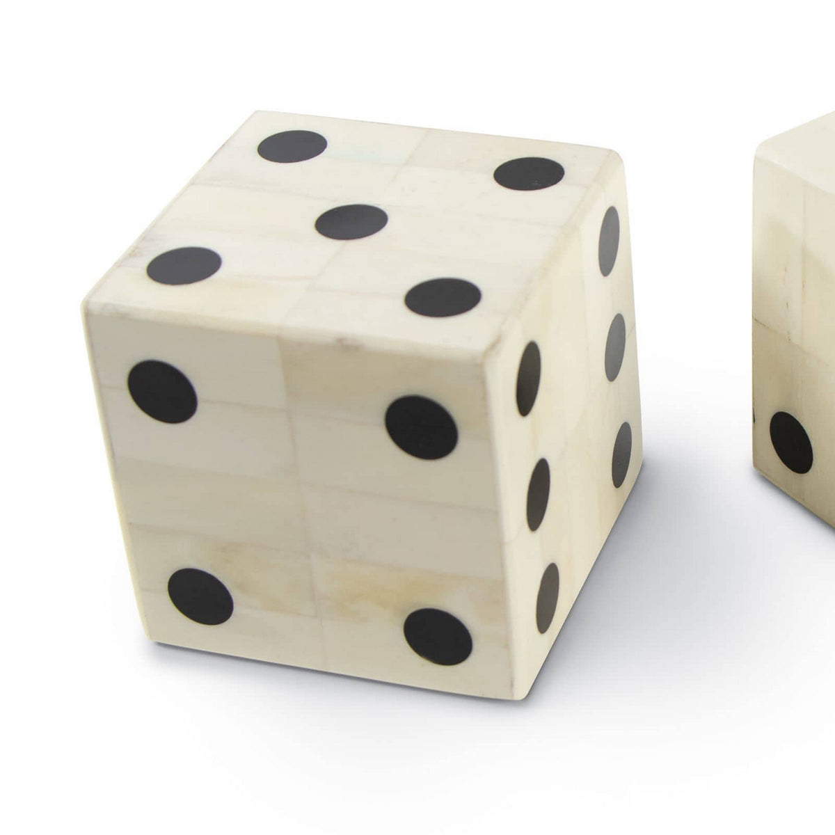 Regina Andrew - 20-1413 - Oversized Bone Gaming Dice Pair - Oversized - Natural