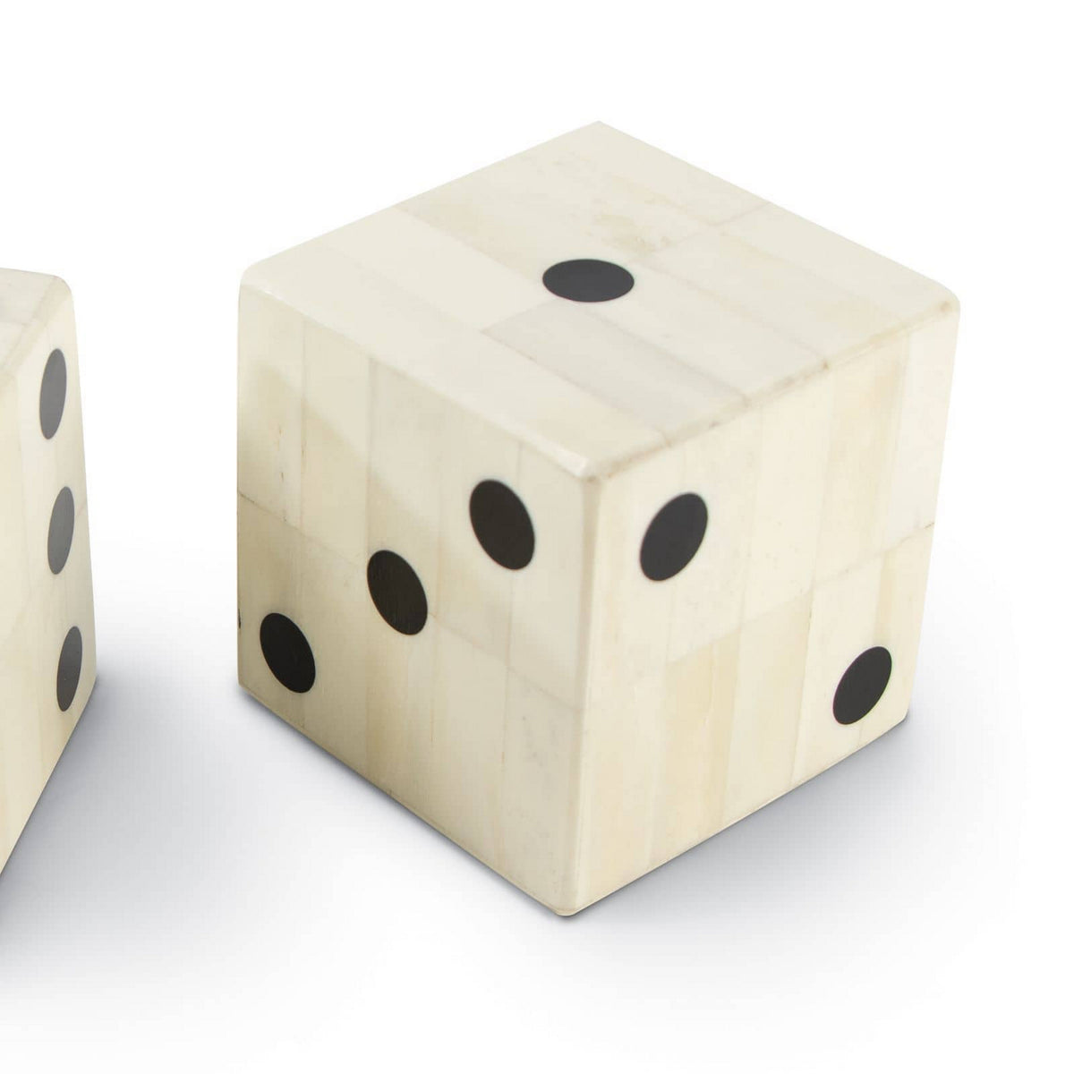 Regina Andrew - 20-1413 - Oversized Bone Gaming Dice Pair - Oversized - Natural