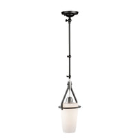 Artcraft - AC11241NB - One Light Sconce/Pendant - Brydon - Black and Brushed Nickel