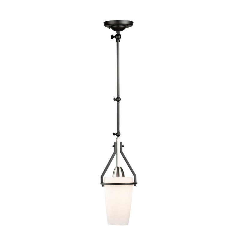 Artcraft - AC11241NB - One Light Sconce/Pendant - Brydon - Black and Brushed Nickel