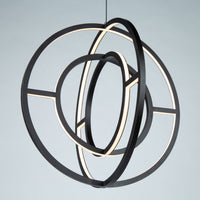 Artcraft LED Chandelier from the Celestial collection in Matte Black finish