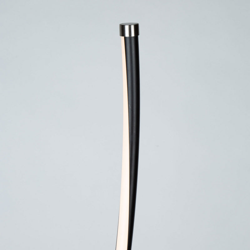 Artcraft LED Floor Lamp from the Cortina collection in Matte Black finish