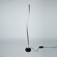 Artcraft LED Floor Lamp from the Cortina collection in Matte Black finish