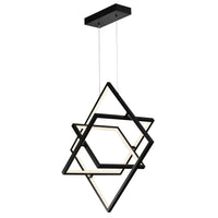 Artcraft - AC7628BK - LED Pendant - Graymar - Black