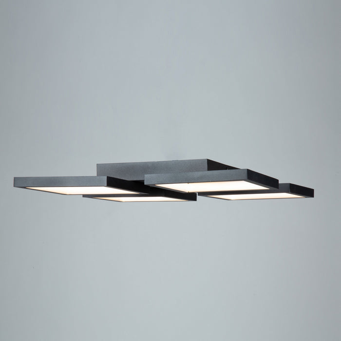 Artcraft LED Flush Mount from the Graymar collection in Black finish