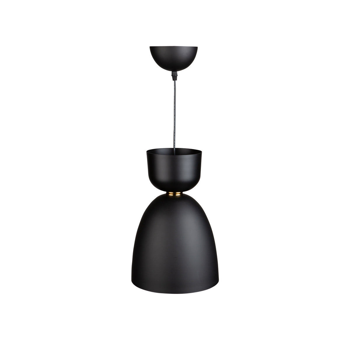 Artcraft - SC13291BK - One Light Pendant - Tempo - Matte Black and Brass