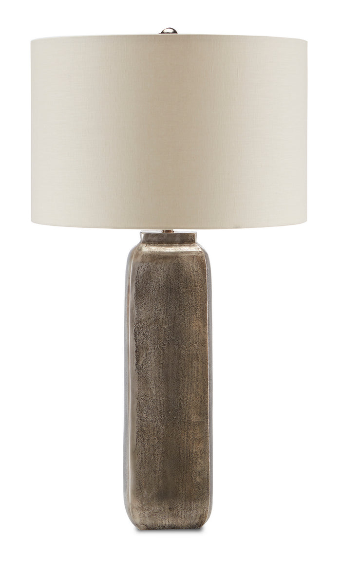Currey and Company One Light Table Lamp from the Morse collection in Oxidized Nickel finish