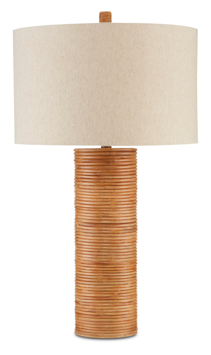 Currey and Company One Light Table Lamp from the Salome collection in Natural finish