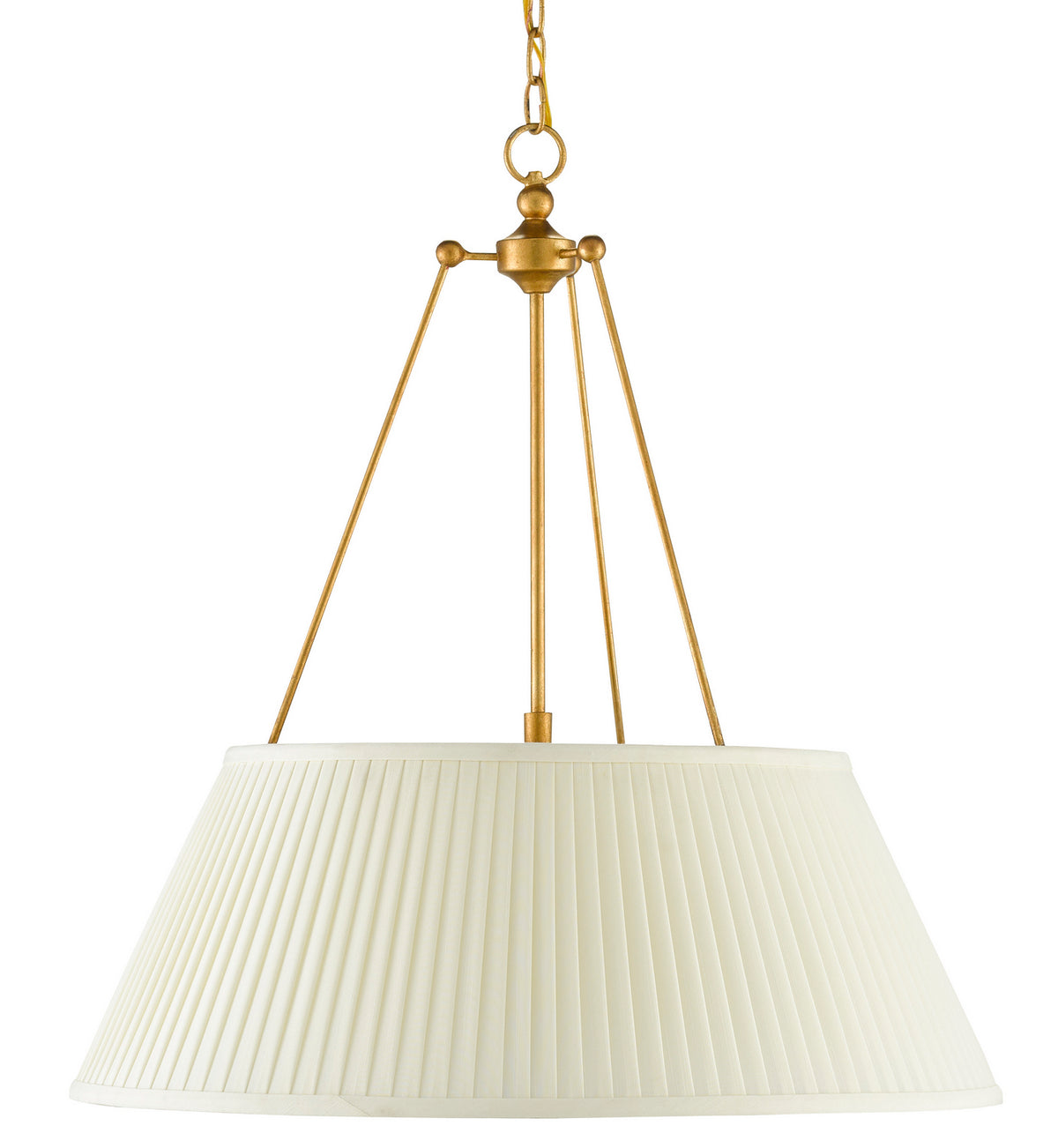 Currey and Company - 9000-0793 - LED Pendant - Antique Gold Leaf/White