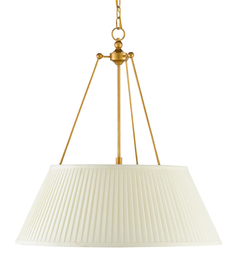 Currey and Company - 9000-0793 - LED Pendant - Antique Gold Leaf/White
