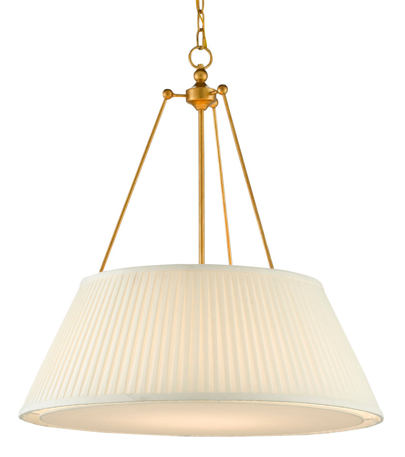 Currey and Company - 9000-0793 - LED Pendant - Antique Gold Leaf/White