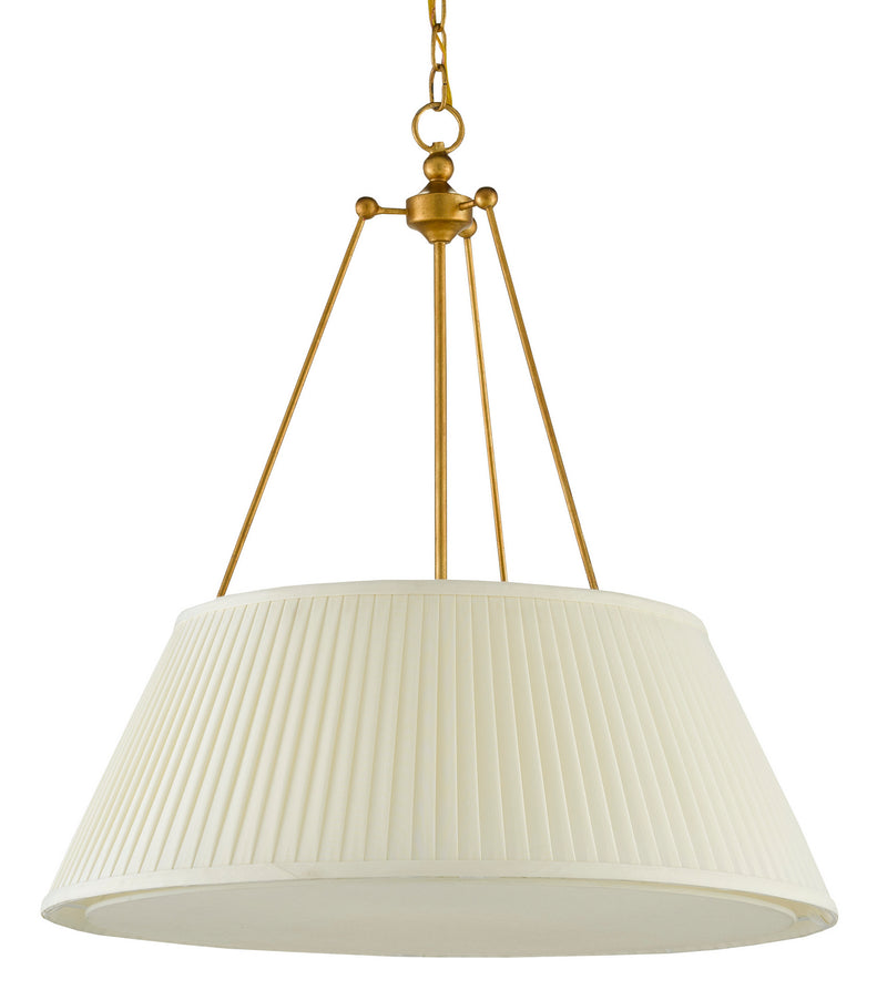 Currey and Company - 9000-0793 - LED Pendant - Antique Gold Leaf/White