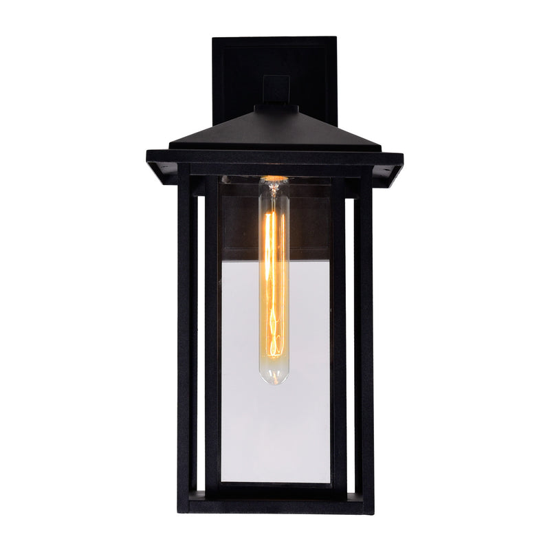 CWI Lighting - 0417W9-1-101 - One Light Outdoor Wall Mount - Crawford - Black