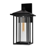 CWI Lighting - 0417W9-1-101 - One Light Outdoor Wall Mount - Crawford - Black