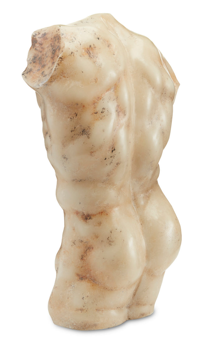 Currey and Company - 1200-0443 - Ancient Greek Torso - Ancient Greek Torso - Aged Beige/Brown