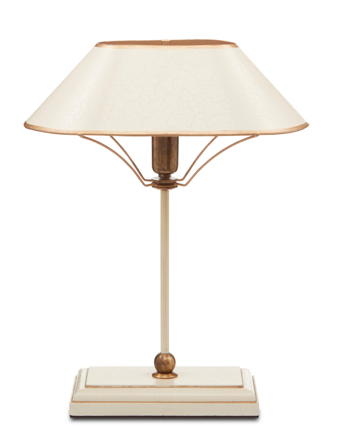 Currey and Company - 6000-0702 - One Light Table Lamp - Daphne - Ivory/Gold