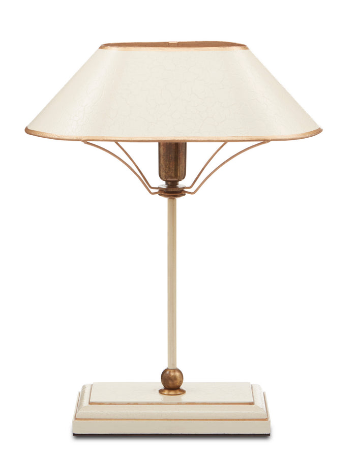 Currey and Company - 6000-0702 - One Light Table Lamp - Daphne - Ivory/Gold