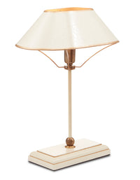 Currey and Company - 6000-0702 - One Light Table Lamp - Daphne - Ivory/Gold