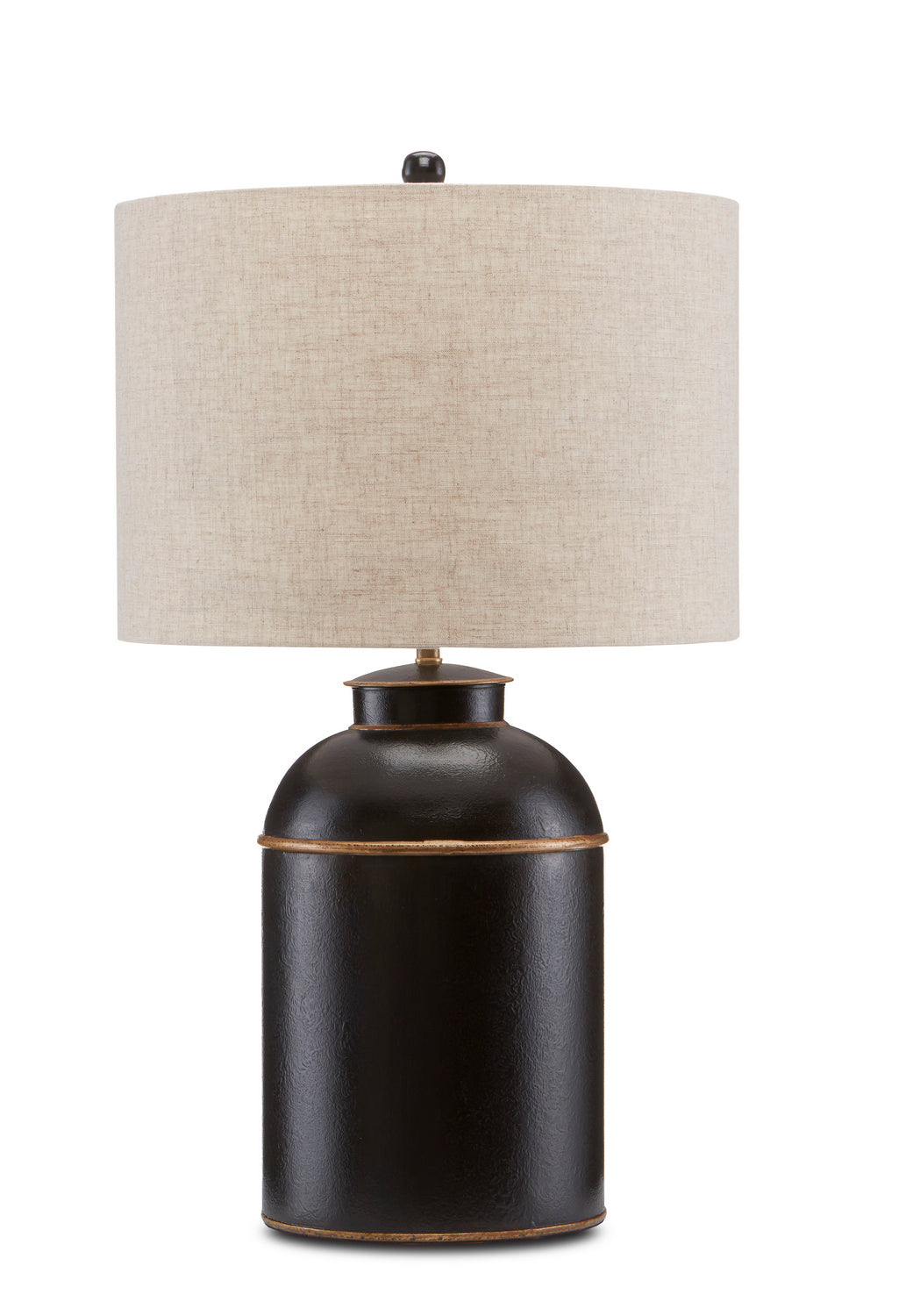 Currey and Company - 6000-0703 - One Light Table Lamp - London Collection - Black/Gold