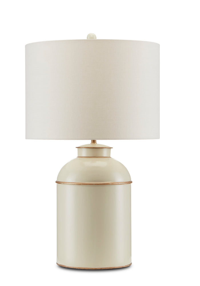 Currey and Company One Light Table Lamp from the London collection in Ivory/Gold finish