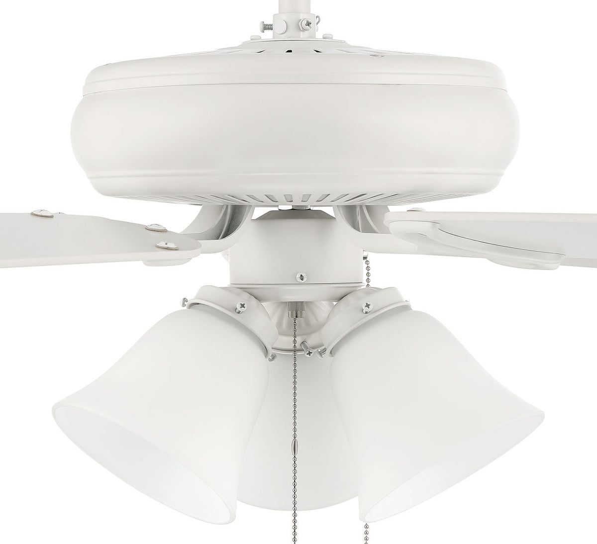 Craftmade - DCF52W5C1W - 52" Ceiling Fan - Decorator's Choice Bowl Light Kit - Matte White