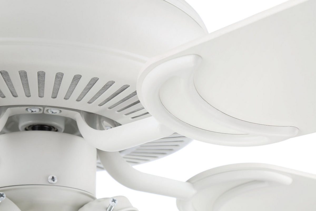 Craftmade - DCF52W5C1W - 52" Ceiling Fan - Decorator's Choice Bowl Light Kit - Matte White