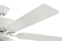 Craftmade - DCF52W5C1W - 52" Ceiling Fan - Decorator's Choice Bowl Light Kit - Matte White