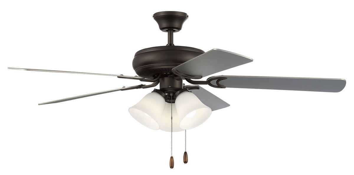 Craftmade - DCF52ESP5C3W - 52" Ceiling Fan - Decorator's Choice 3 Light Kit - Espresso
