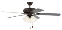 Craftmade - DCF52ESP5C3W - 52" Ceiling Fan - Decorator's Choice 3 Light Kit - Espresso