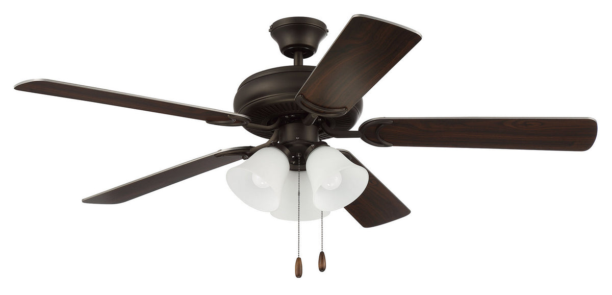 Craftmade - DCF52ESP5C3W - 52" Ceiling Fan - Decorator's Choice 3 Light Kit - Espresso